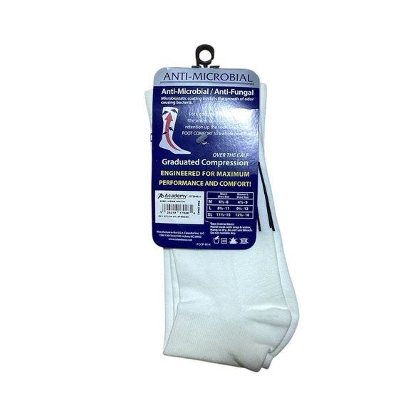 NWT 6 PAIR COMPRESSION SOCKS VARIOUS SIZES FROM L-XXXL - Picture 5 of 6